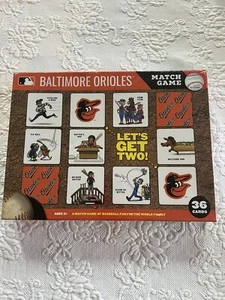 New Baltimore Orioles Licensed Memory Match Game - Picture 1 of 7