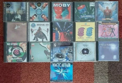 Job Lot - 90s - Dance - 16 × CDs - 2Unlimited, Moby, Snap, East 17, Reel 2 Real - Image 1 of 2