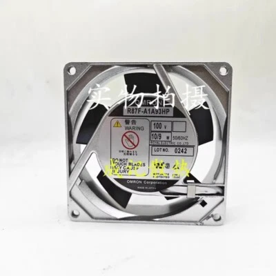 OMRON R87F-A1A93HP 100V 10/9W 92*25MM Aluminum Frame AC Fan - Image 1 of 4