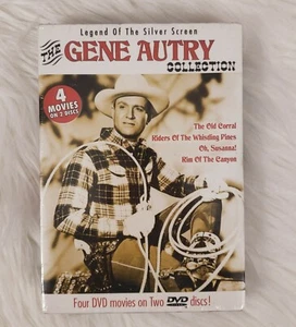 Gene Autry Collection DVD 4 Movies 2 Disc Sealed Old Corral Whistling Pines - Picture 1 of 3