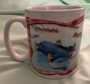 Disney Winnie The Pooh Bear Coffee Cup Skate Coco Snow Day Mug - Picture 1 of 5