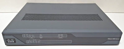 Cisco 881W 4-Port 10/100 Wired Router, 800 Series, PoE, w/AC Adapter, Free Ship - Image 1 of 4