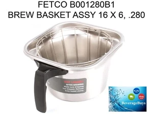 FETCO B001280B1 BREW BASKET ASSEMBLY, 16 X 6, .280 GENUINE OEM BRAND NEW - Picture 1 of 2