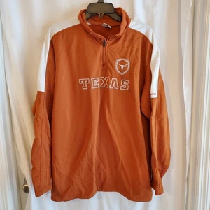 Columbia Para Hombre Texas Longhorns 1/4 Cremallera Pullover Sudadera Para Hombre XL Omni Shield - Imagen 1 de 8
