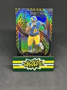 2024 Select Football Jared Verse Gold Dragonscale Prizm /10 Rookie RC - Picture 1 of 2