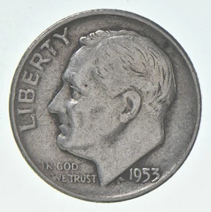 BETTER 1953-D US Roosevelt 90% Silver Dime Coin Collection Set Break *079 - Picture 1 of 3