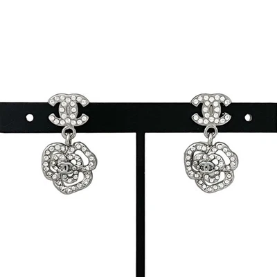 Pendientes Chanel Chanel marca de coco flor camelia #1007 Foto 1 de 4