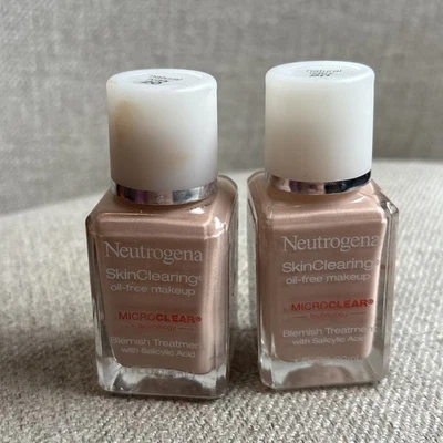 2 Neutrogena Skinclearing Makeup, 20 Natural Ivory, 1 Fl. Oz. - Image 1 of 3