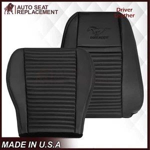 Fundas de asiento de cuero negras para Ford Mustang Mach 1 One 2003 2004 trasero izquierdo - Imagen 1 de 12