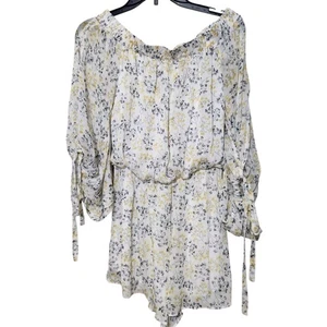 Sugar Lips Strampler Größe S weiß geblümt gefüttert offene Ärmel.     Neu - Bild 1 von 11