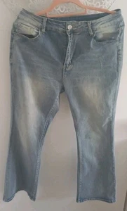 Ladies Bootcut Jeans Size L - Picture 1 of 4