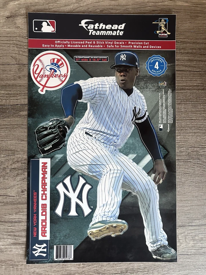 Aroldis Chapman Yankees Fathead Teammate Peel & Stick Wall Decal Official MLB - Image 1 of 1