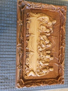 Last Supper Wall Hanging Resin. Vintage Beauty - Picture 1 of 7
