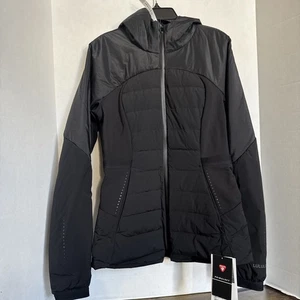 Chaqueta Lululemon NUEVA CON ETIQUETAS Down For It All Talla 6 Negra NUEVA Auténtica Rara - Imagen 1 de 9