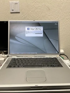 Vintage Apple PowerBook G4 "Titanium" (1Ghz DVI / 512mb / 120gb / OS 9.2) - Zdjęcie 1 z 9