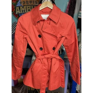 Coach solider mittellanger‎ Trenchcoat mit dunkelblauem Futter Damen Gr. XS - Bild 1 von 3