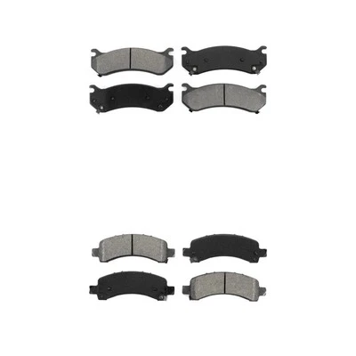 Semi-Metallic Brake Pads Set of 4 for Chevrolet Express 1500 Tahoe 2002-2008 oe6 - Image 1 of 4
