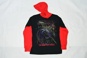 Camisa con capucha manga larga Star Wars para niños XL NUEVA CON ETIQUETAS - Imagen 1 de 5