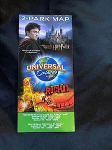 2011 UNIVERSAL STUDIOS ORLANDO FLORIDA THEME PARK GUIDE MAP - Harry Potter - Picture 1 of 4