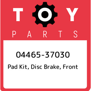 04465-37030 Toyota Pad kit, disc brake, front 0446537030, New Genuine OEM Part