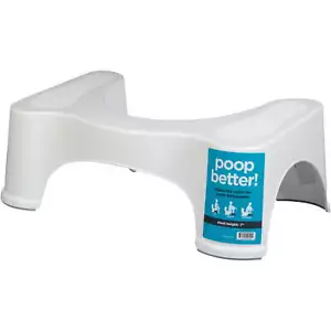 Squatty Potty The Original Bathroom Toilet Stool, White, 7 inch - Picture 1 of 6