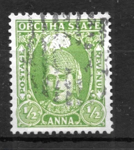 1939-42 ORCHHA, ORCHA,SG32 CAT £95 FINE USED, 3/4 A, KGVI, INDIA, INDIAN STATES - Bild 1 von 1