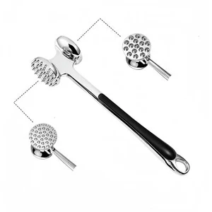 Premium Meat Tenderizer Mallet - Non-slip handle - Double Nailed Design Comfo... - Picture 1 of 7