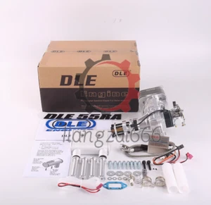 Two Stroke 55CC DLE55RA Rear Exhaust Gas Engine w/ Muffler&Ignition for RC Plane - Picture 1 of 5