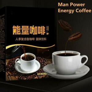 20PCS Ginseng Coffee Maca Coffee X Power for Men Boost Libido Sexual Desire