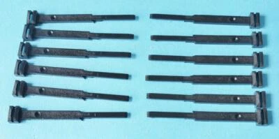 HORNBY R537 TRACKSIDE ZAUN CLIPS X 12 NEU Made in England