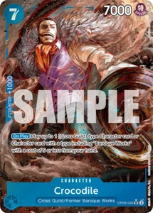 One Piece Emperors in the New World Crocodile Alt Art OP09-046 NM english - Picture 1 of 1