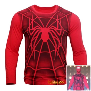 Spider-Man Red Costume Spiderman Cosplay Men Combat Suit  - Picture 1 of 5