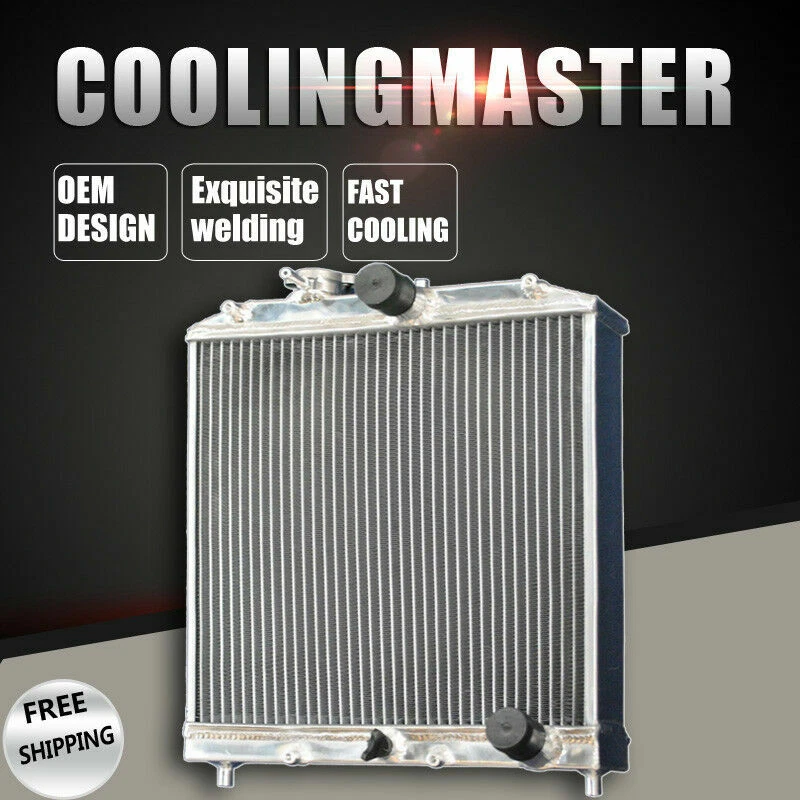 Fit Honda Civic Si LX VX DX HX CX Acura EL L4 1.6L Aluminum Radiator 3 Row CORE — 第 1/4 张图片