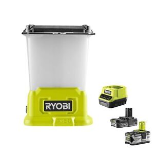 RYOBI RLL18-0 Laterne Batterie 18V One + 850 Lumen USB Kit (2.0+4.0) Ah