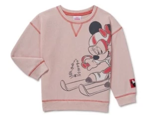 Disney junior Toddler Girl pink Minnie Mouse Sweatshirt 5T - Picture 1 of 2