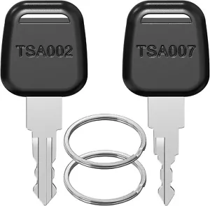 Ancable 2 TSA Schlüssel, Für TSA007 & TSA002 Gepäckschlösser, Kofferzubehör - Bild 1 von 7