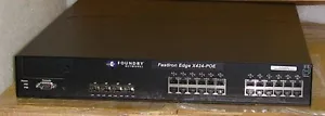 Interruptor POE Foundry FESX424-POE-PREM cobre RJ45 Gigabit capa completa 3 802,3af - Imagen 1 de 1