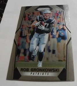 Panini Prizm Rob Gronkowski #116 Silver New England Patriots 2017 - Imagen 1 de 5