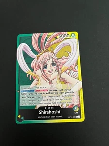 Tarjeta TCG de una pieza inglesa líder Shirahoshi OP11-022 OP11 A Fist Of Divine OP11-022 - Imagen 1 de 6