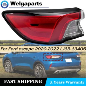 Conjunto de luz trasera exterior para conductor izquierdo ford escape 2020 2021 2022 lámpara de freno - Imagen 1 de 16