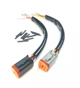 18" Handlebar wire switch extension kit 96 -06 Harley Softail for Plug n Play - Picture 1 of 2