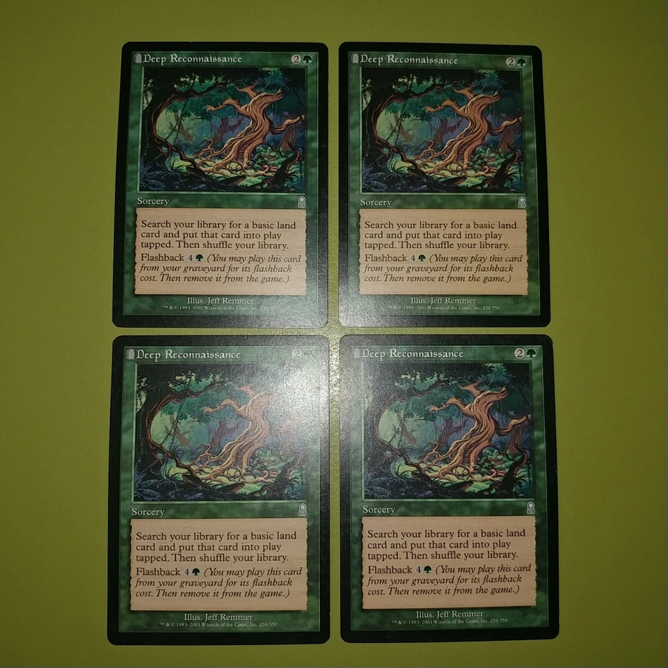 Deep Reconnaissance x4 Odyssey 4x Playset Magic the Gathering MTG - Image 1 of 1
