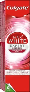 Colgate Max White Expert Original Whitening Toothpaste 75ML - NEW UK STOCK - Picture 1 of 2