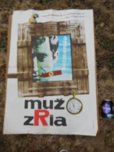 Vintage Poster Czech That Man from Rio Original 1964 A3 Movie Poster cinema - Imagen 1 de 2