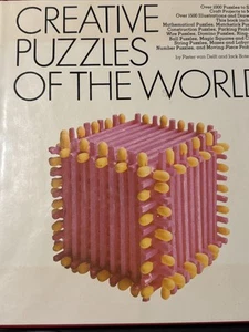 Creative Puzzles Of The World Peter Van Delft & J Botermans Hardcover book 1978 - Picture 1 of 10