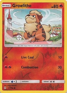 Growlithe SM - Unbroken Bonds 21/214- NM - Reverse Holo - Picture 1 of 2