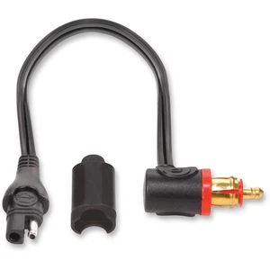 Tecmate Charger Cord - SAE 90 Degree to DIN Adapter - 12" O-19 - Picture 1 of 5