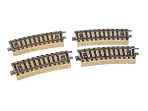 Marklin 5101 M-Track 4 Pieces of 1/2 Curved Track 360 mm. - HO Scale - Picture 1 of 4