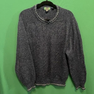 Vintage 90s Colours by Julian Alexander vintage wool multicolor sweater mens M - Picture 1 of 12