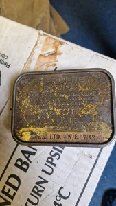 WW2 BRITISH ARMY Emergency Chocolate Tin (Empty) - Picture 1 of 1